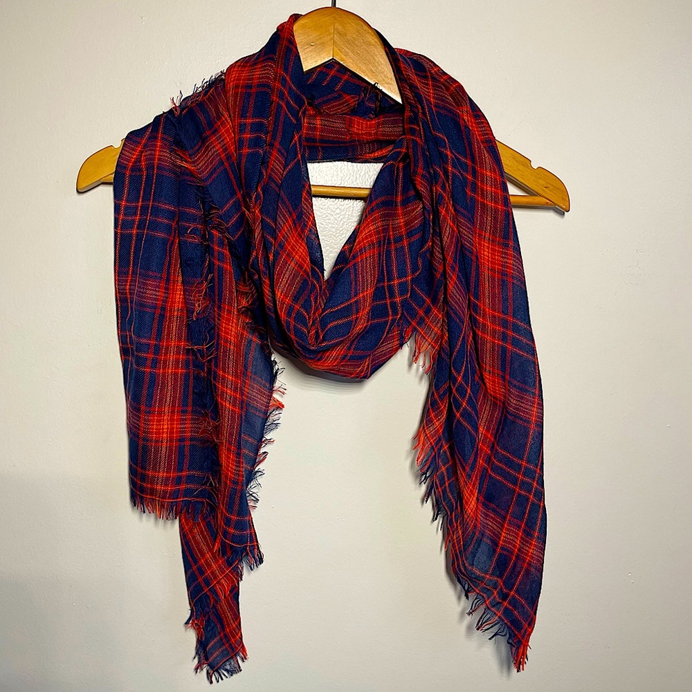 Plaid Gap Scarf
